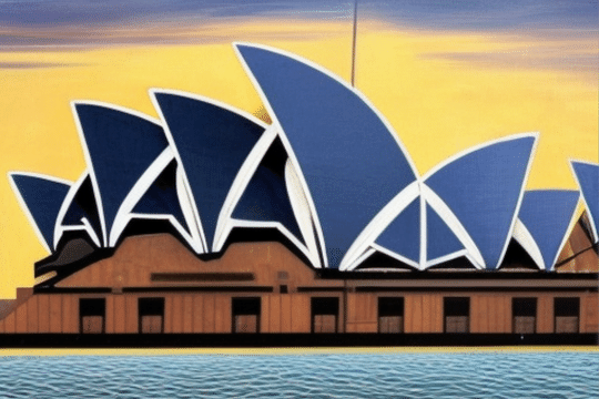 Sydney Opera house with solar panels