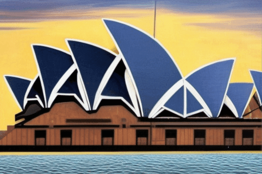Sydney Opera house with solar panels